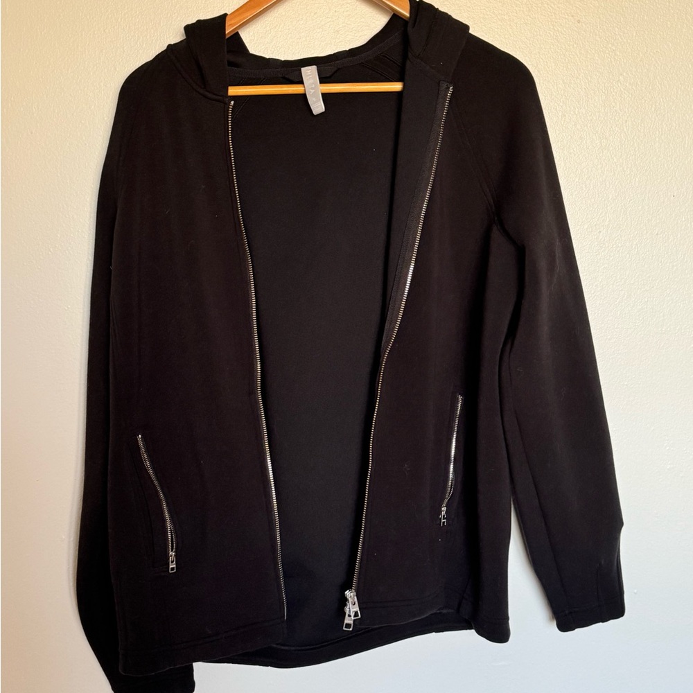 Athleta Prospect Scuba Jacket in Nordic Black — Women’s Small